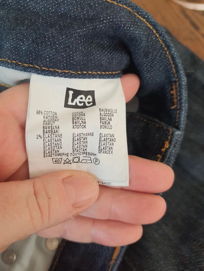 Magnifique Jeans marine Femme Lee W26 L31 - photo numéro 9