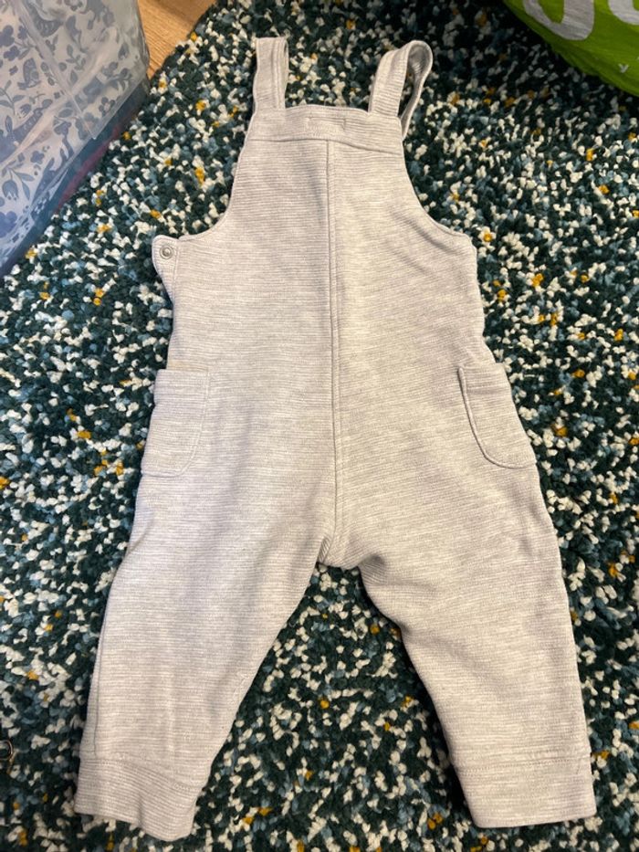 Salopette grise 12 mois - photo numéro 4