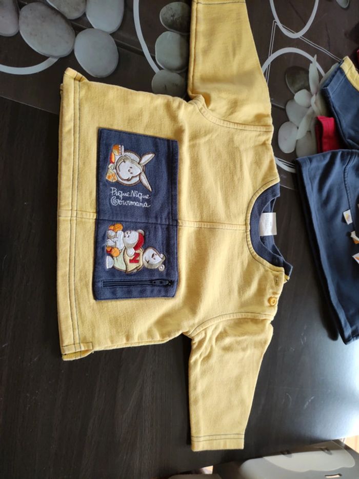 Lot de 4 sweats en 6 mois