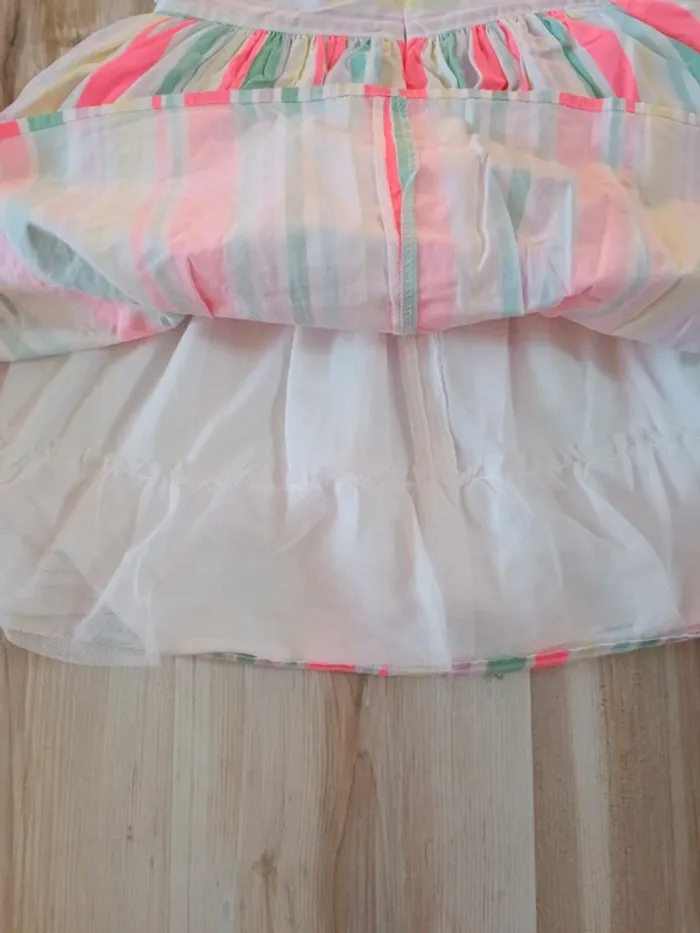 Robe courte manche courte Primark 6/7ans paris rayée robe d'été robe printemps - photo numéro 5