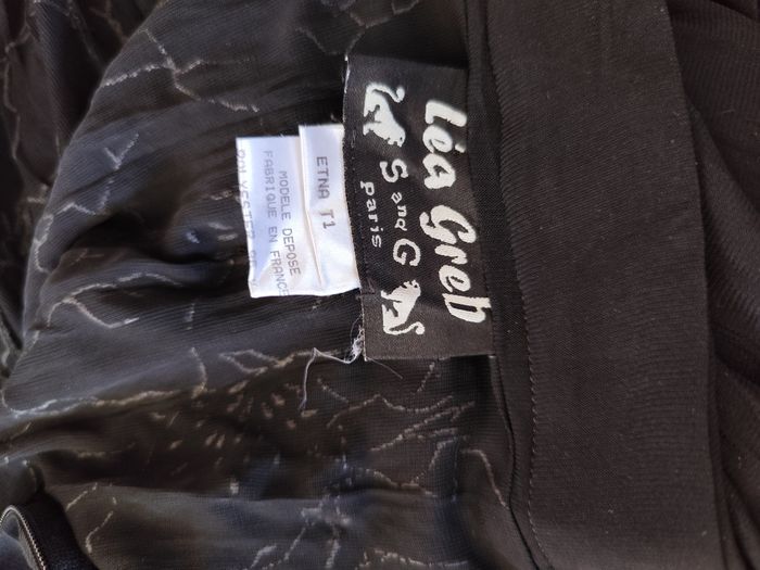 Longue jupe noire taille 1 Etna lea greb s and g paris halloween - photo numéro 7