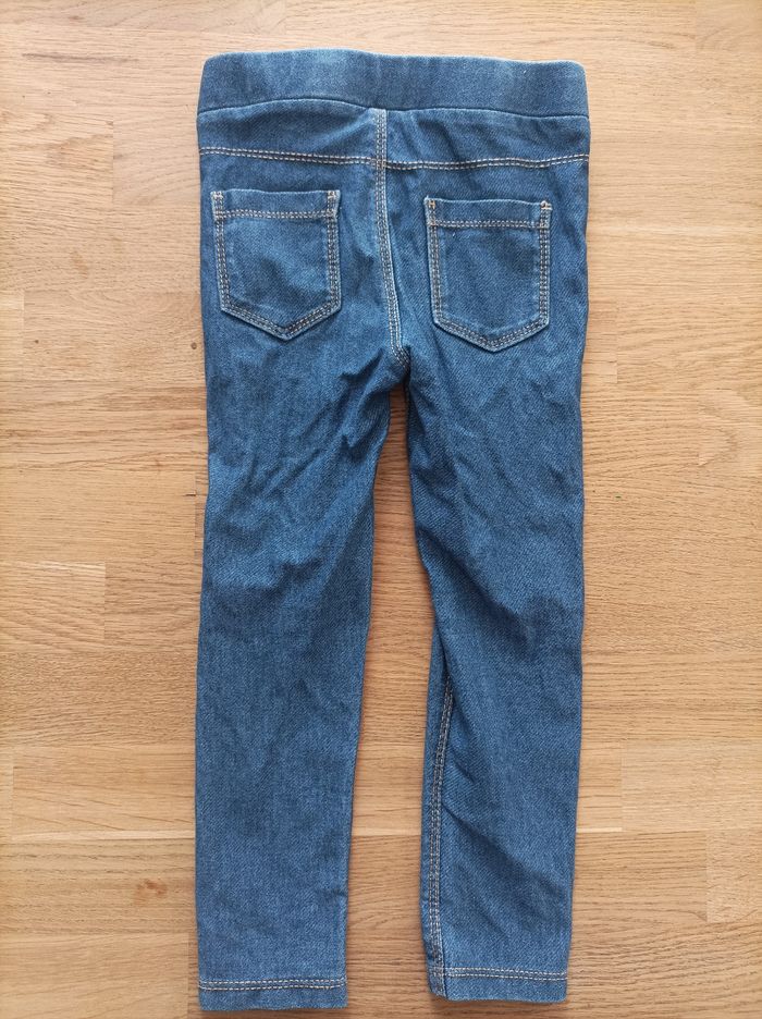 Lot 4 ans fille jupe jegging pantalon et gilet - photo numéro 5