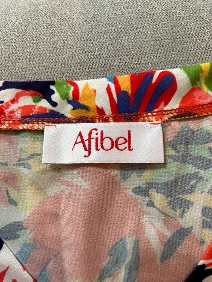 Blouse casual multicolore taille 40 - photo numéro 5