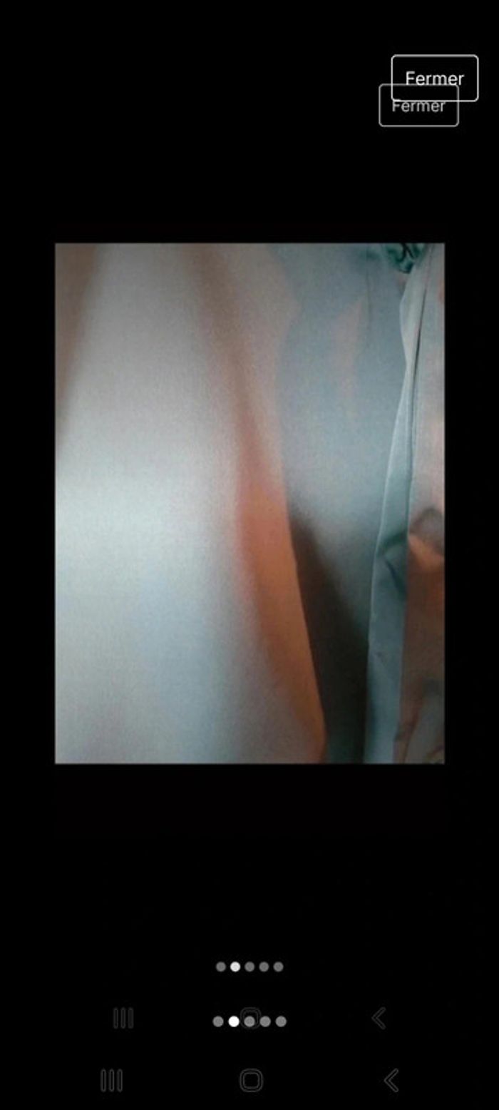 Blouse satinée avec manches en voiles et dentelles - photo numéro 2