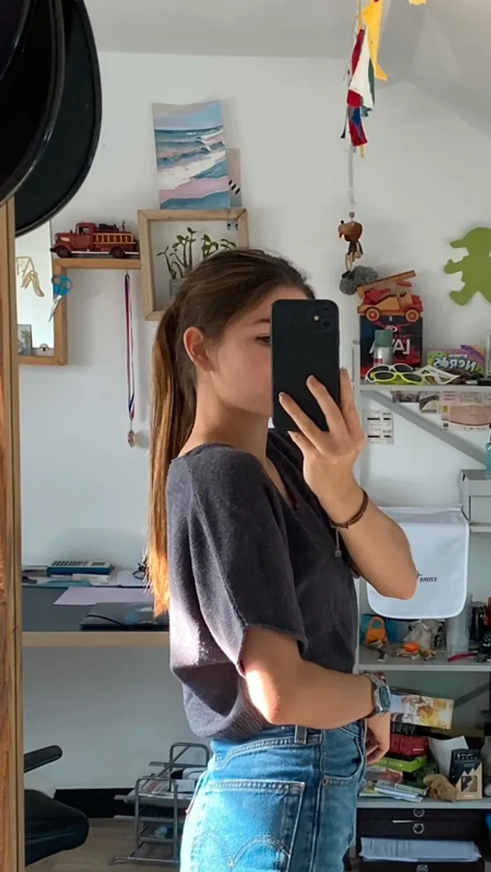 Top manche 3/4 - photo numéro 2