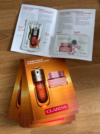 Clarins Double sérum et crème lisante 