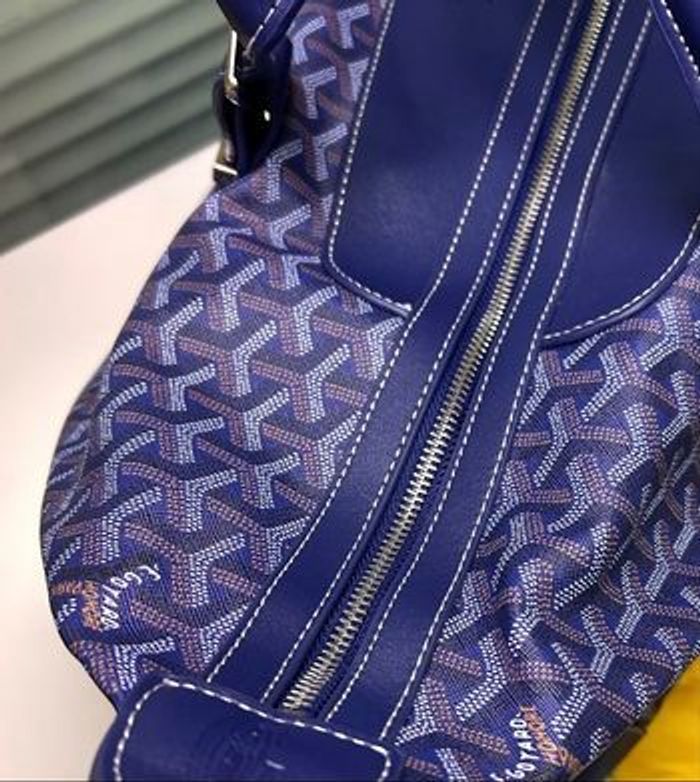 Sac de voyage Goyard Boeing 55 bleu - photo numéro 4