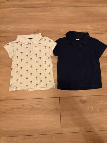 Lot de deux polos manches courtes