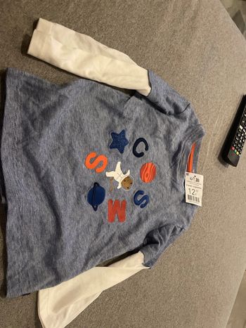 Tee shirt manche longue okaidi