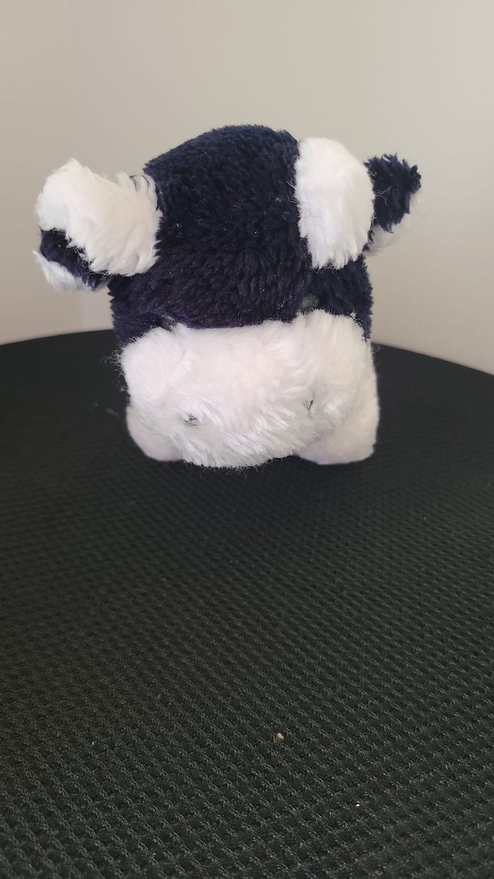 doudou vache noir blanc ajena