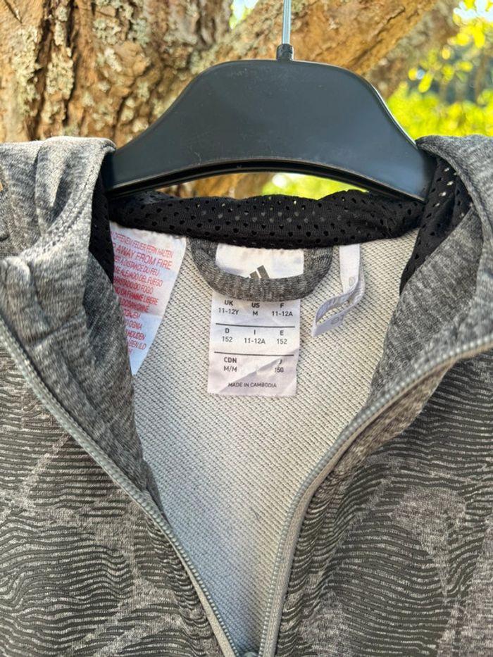 Veste grise || Adidas || 11-12ans - photo numéro 3