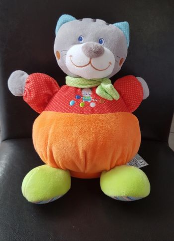 Peluche chat musical