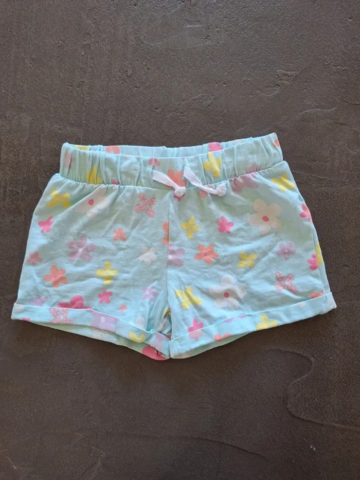 Short imprimé fleurs