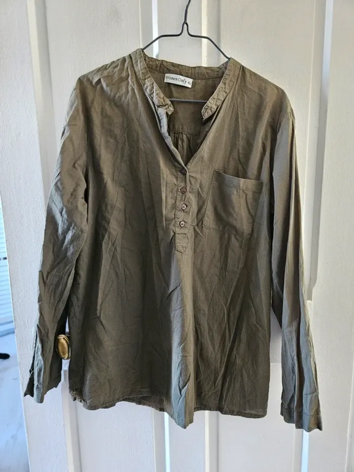 Blouse Kaki T.42 - photo numéro 2