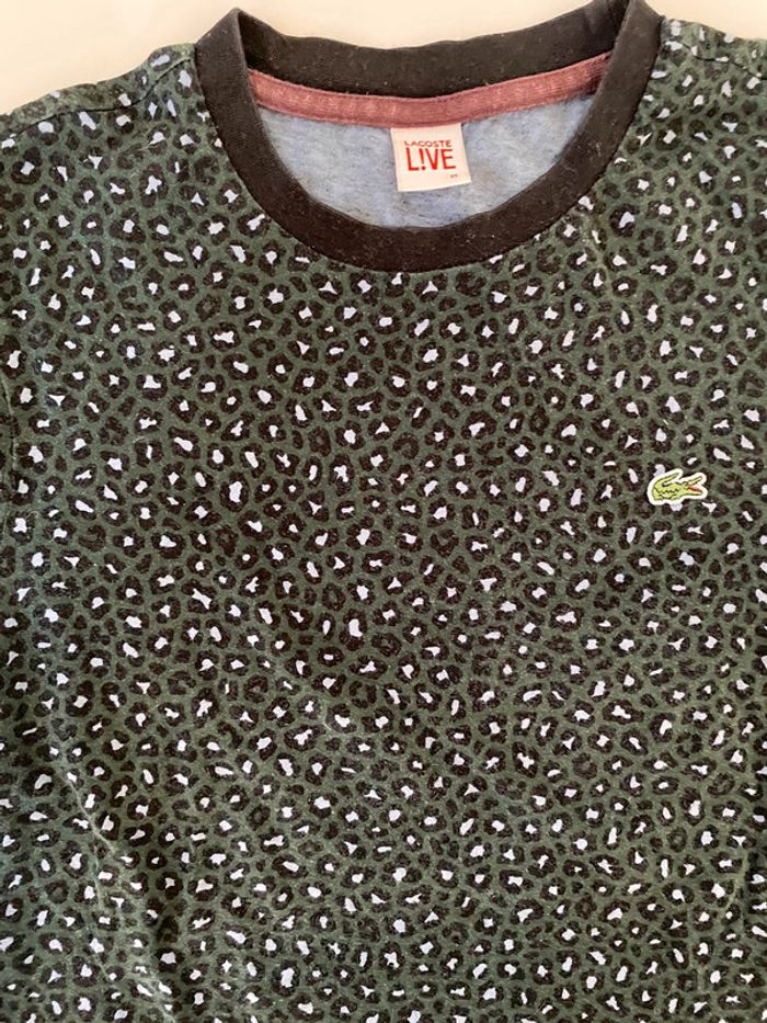 TEE shirt leopard Lacoste M - photo numéro 2