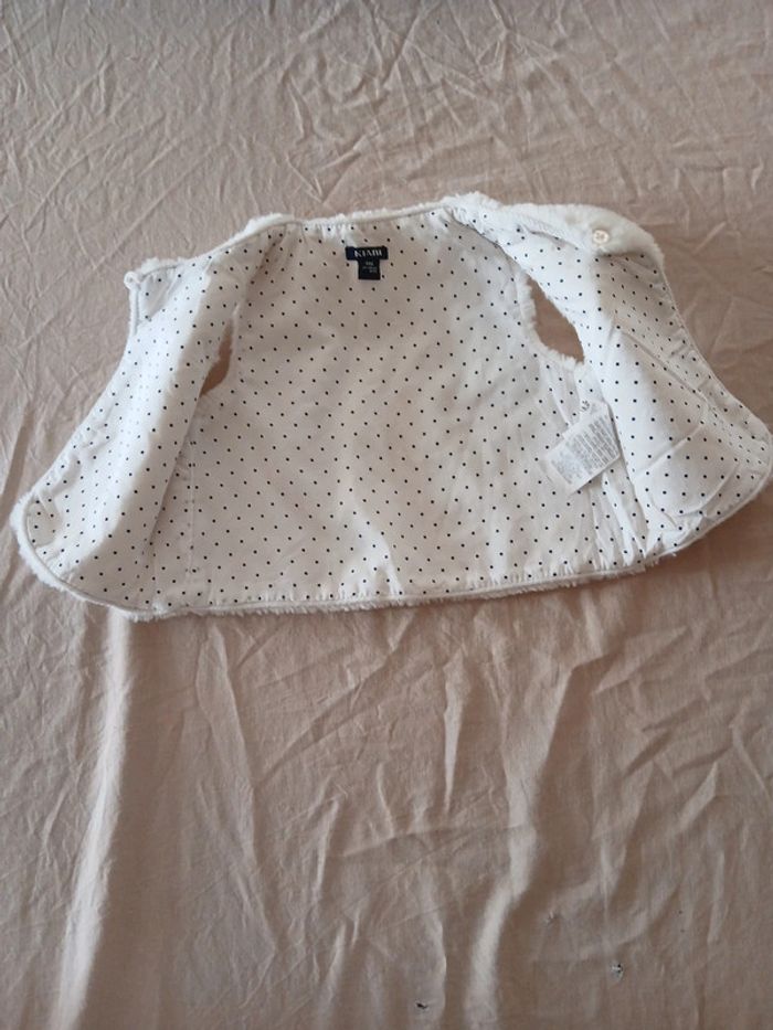 Gilet sans manches en fausse fourrure 6 mois - photo numéro 2