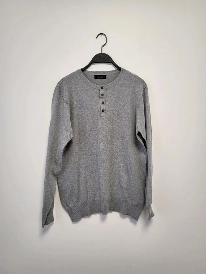 Zara Man pull gris manches longues * taille L *