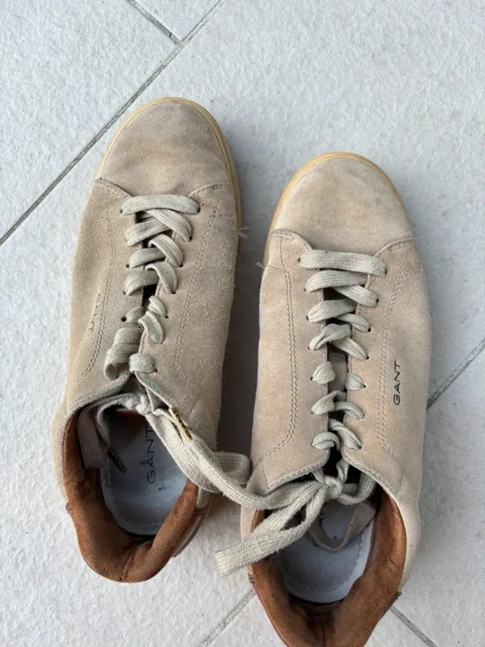 Baskets marron/beige Gant taille 43 - photo numéro 8