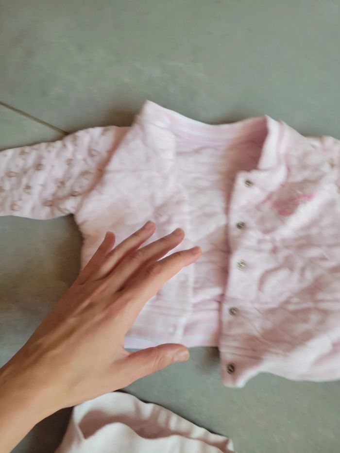 Lot tenue sportive bébé fille rose 9 mois - photo numéro 7