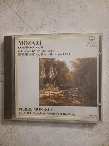 CD Mozart symphony n° 35