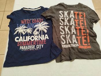 Lot 2 T-shirts Garçon