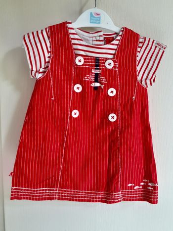 Ensemble robe et T-shirt été 6 mois