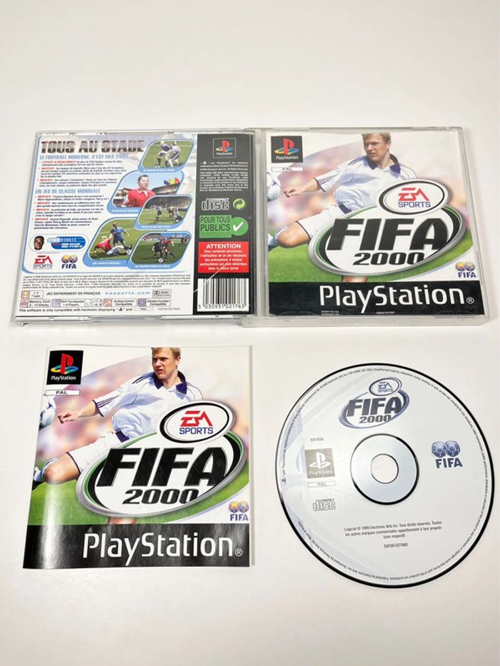 🇫🇷 Jeu Play-Station 1 : FIFA 2000 - Complet PAL . FR - photo numéro 3