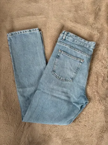 Jean bleu coupe droite