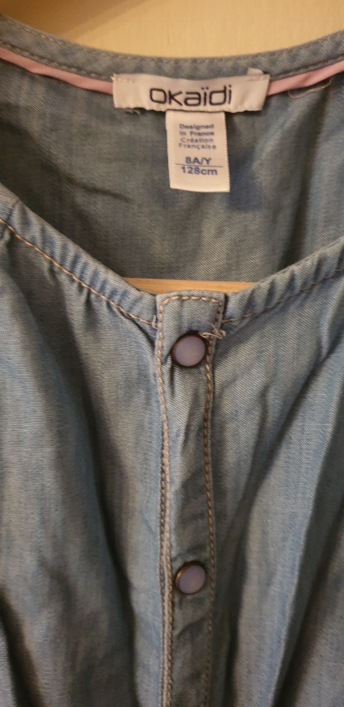 Combinaison en jeans 8 ans - photo numéro 4