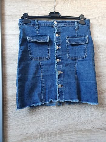 Jupe en jean.