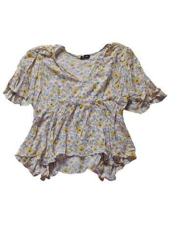 Haut fleurie taille unique