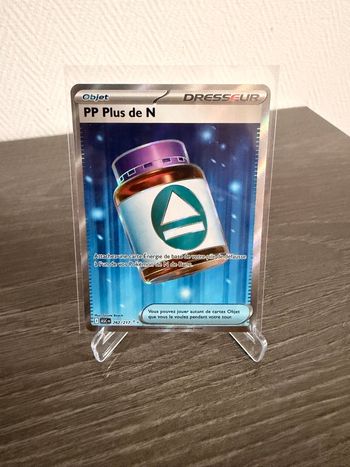 Carte Pokémon PP Plus de N – Secrète 262/217 – ME2.5 Héros Transcendants