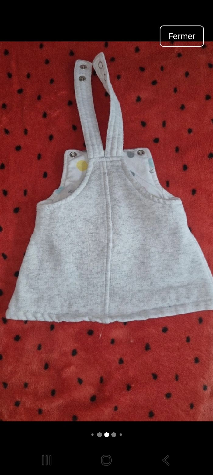 Robe polaire marie aristochats naissance 0 mois fille en bon état - photo numéro 6