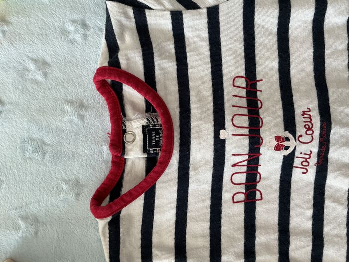 robe manches longues noir et blanc terre de marins 18 mois - photo numéro 9