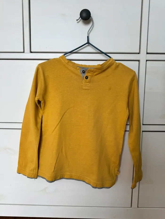 T-shirt jaune || Okaïdi || 3 ans