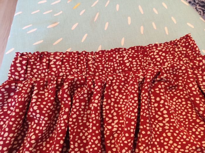 JUPE Longue Bordeaux Imprimé. - photo numéro 5