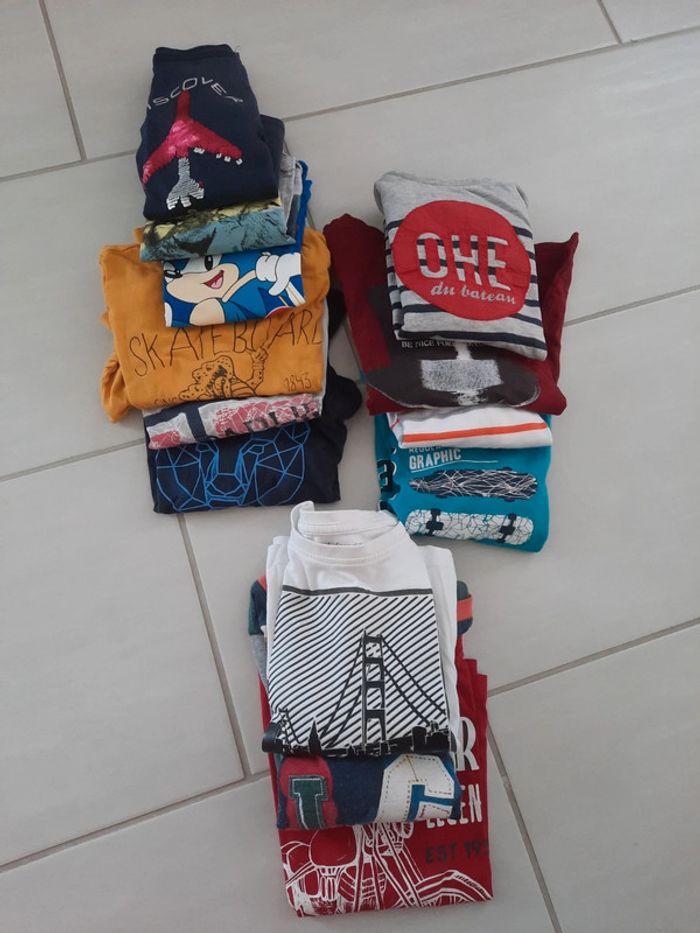 Lot de 13 t-shirt manches longues