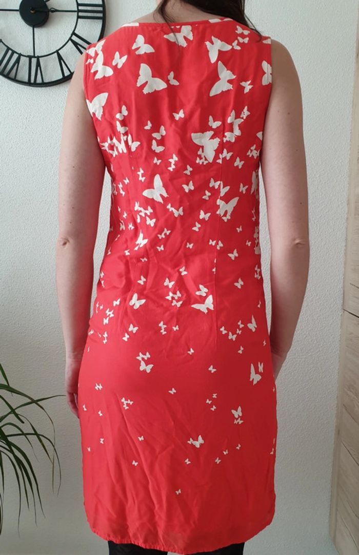 Robe rouge street one papillons - photo numéro 3