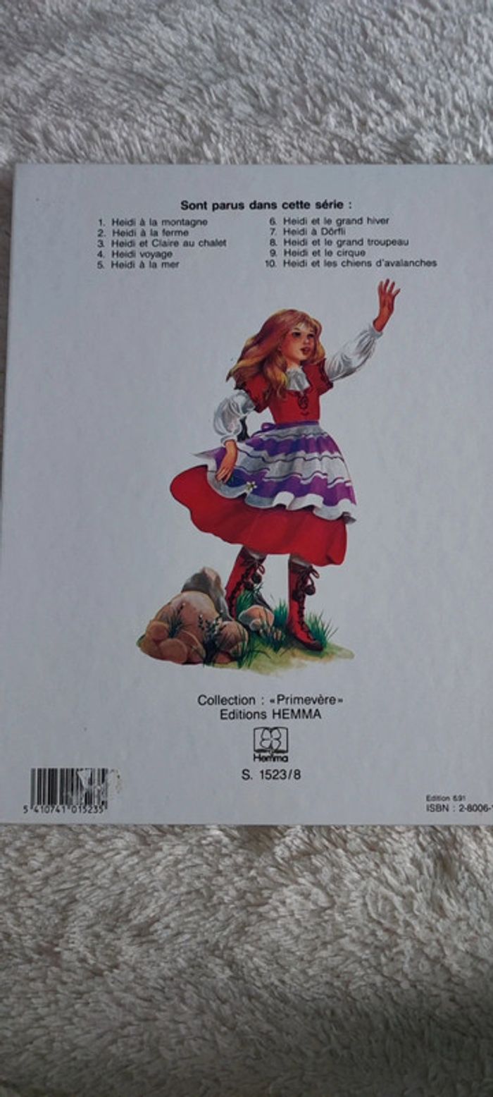 Livre Heidi et le grand troupeau - photo numéro 2
