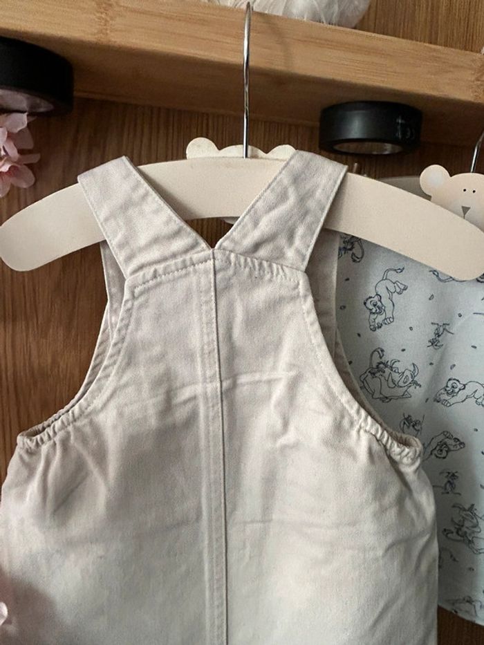 Salopette/t-shirt ML taille 80 cm - photo numéro 6