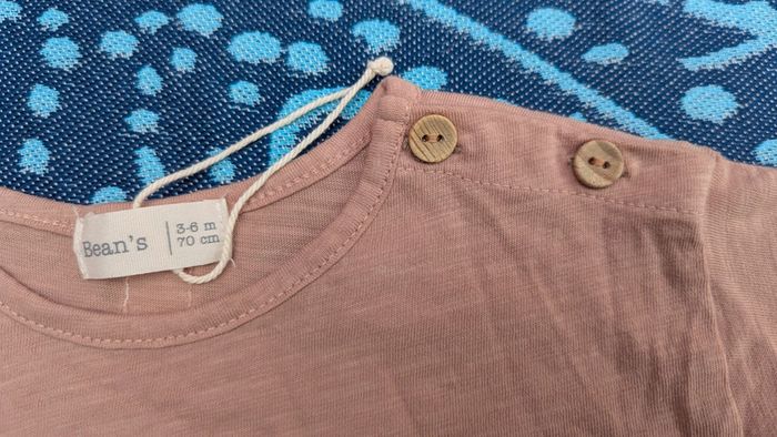 Tee-shirt coton bio Bean's 6 mois - photo numéro 6