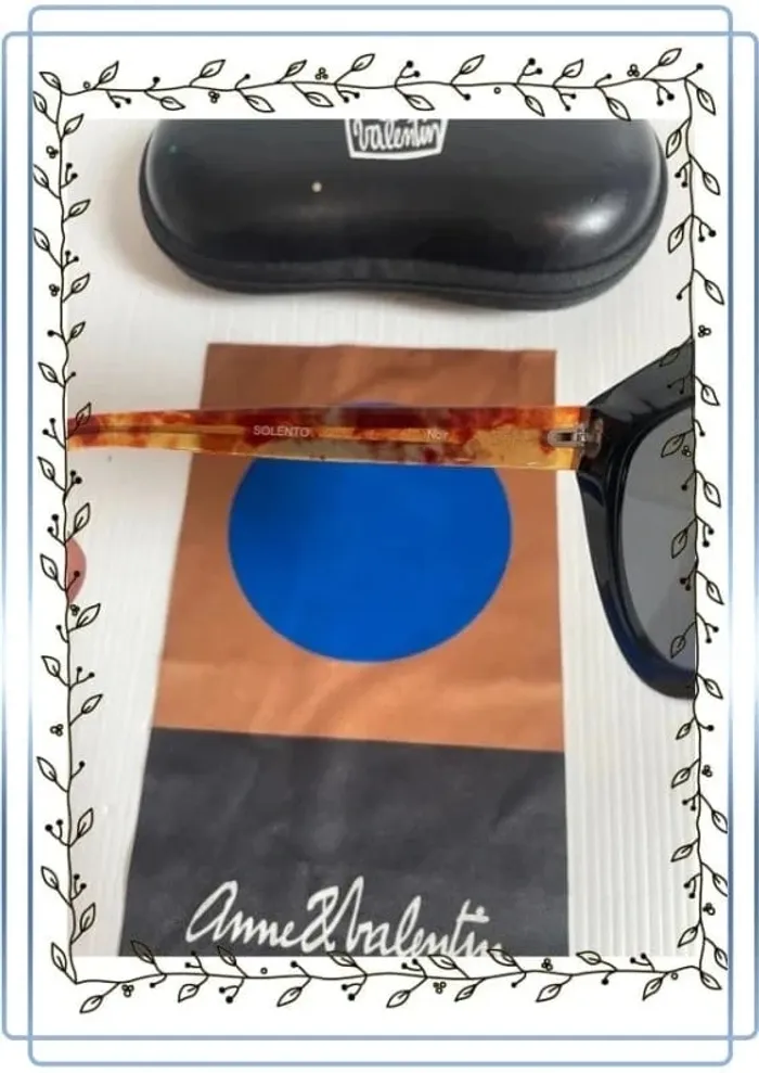 Lunettes de soleil Solento noir, très bon état - photo numéro 4