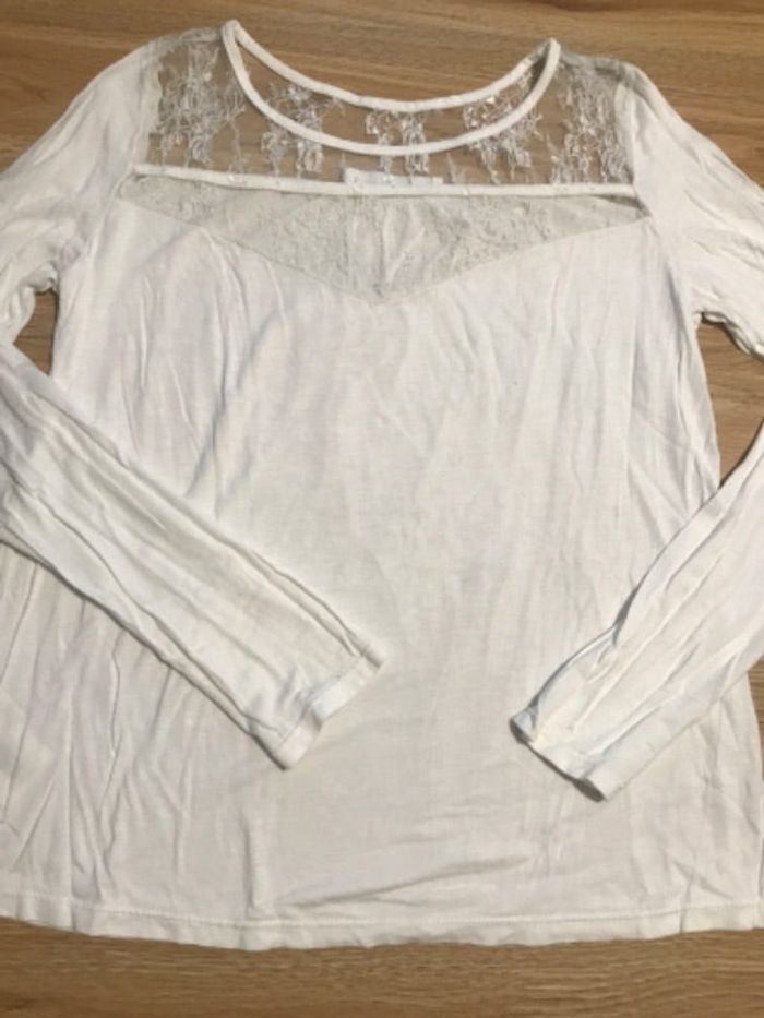 Tee shirt dentelle