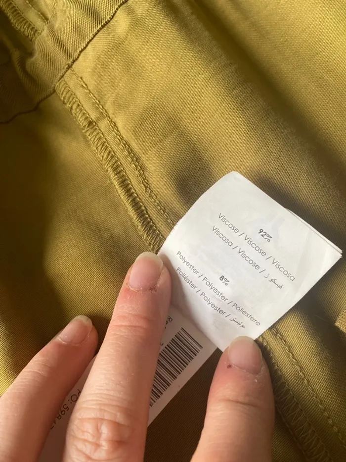 Veste fluide kaki neuve cache cache - photo numéro 7