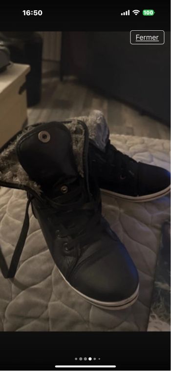 Basquette montante fourre