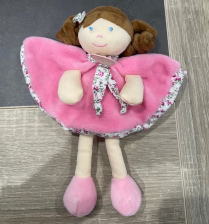 Doudou poupée rose - Doudou et compagnie