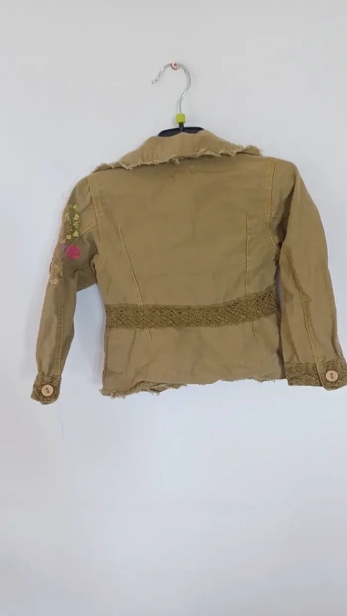 Petite veste kaki fille 3 ans Marèse - photo numéro 4