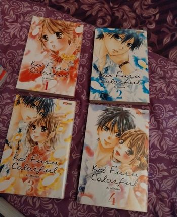 Mangas Koi Furu Colorful tomes 1 à 4 Ai Minase Panini shojo