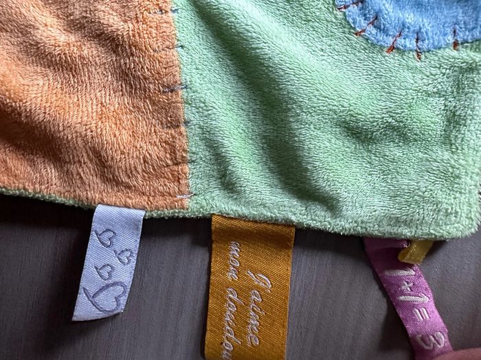 Doudou étiquette plat - photo numéro 4