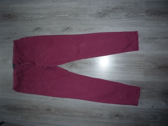 PANTALON DROIT BORDEAUX "KIABI" - TAILLE 42 - n°02